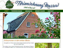 Tablet Screenshot of ferienwohnung-massow.de